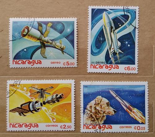 Никарагуа 1982 г - освоение космоса