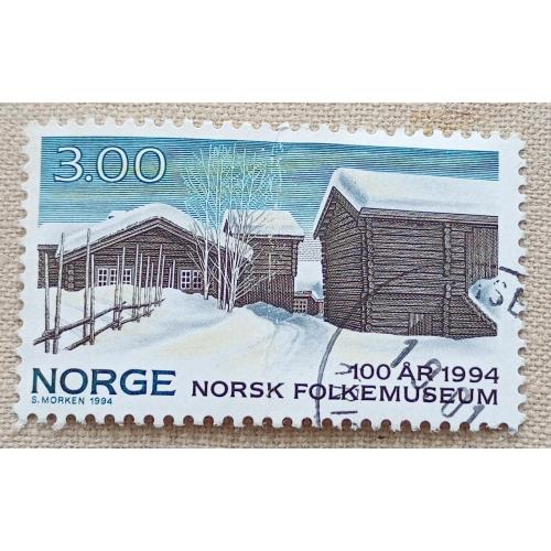 Норвегия 1994 г - 100-летие Норвежского фольклорного музея, гаш
