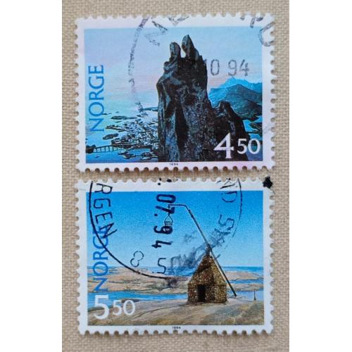 Норвегия 1994 г - Живописные пейзажи. Туризм, гаш