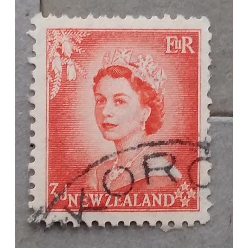 Новая Зеландия 1955 г - Королева Елизавета II