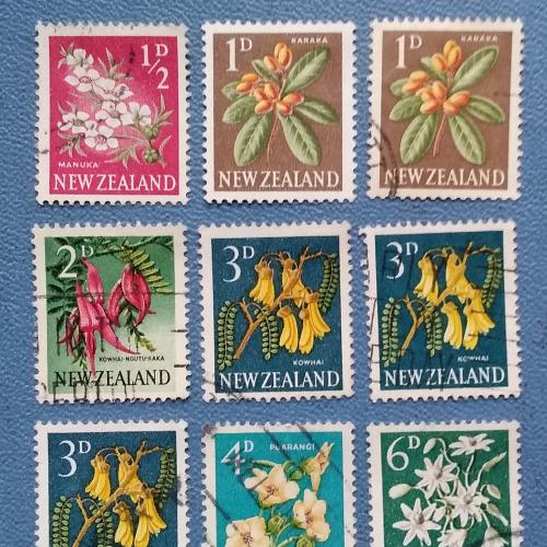 Новая Зеландия 1960 г - цветы