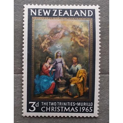 Новая Зеландия 1965 г - Рождество. Две троицы, Мурильо