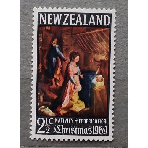 Новая Зеландия  1969 г - Рождество. Федерико Фиори Бароччи