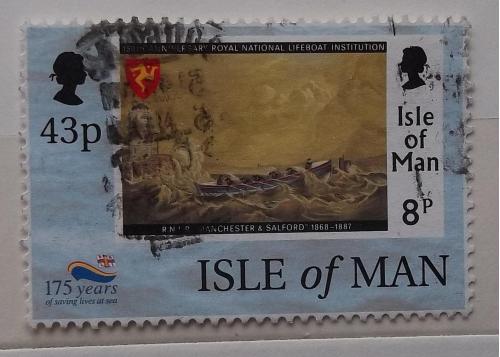 Остров Мэн 1998 г - 175 лет Королевскому национальному институту спасательных шлюпок