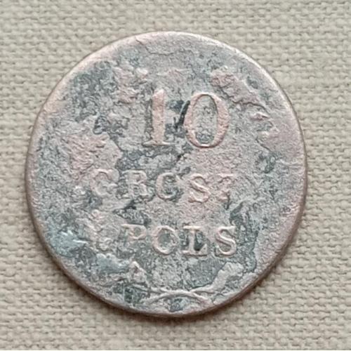 Польша 10 грошей, 1831 г