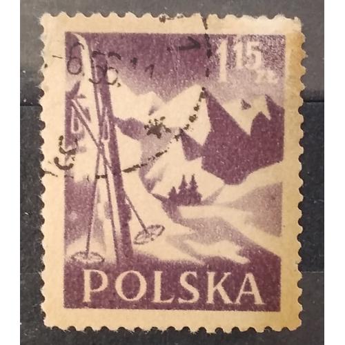 Польша 1956 г - Лыжи и горы. Туризм