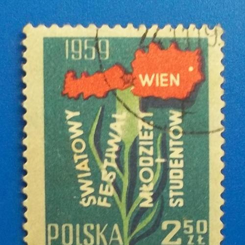 Польша 1959 г - 7-й Всемирный молодежный фестиваль в Вене