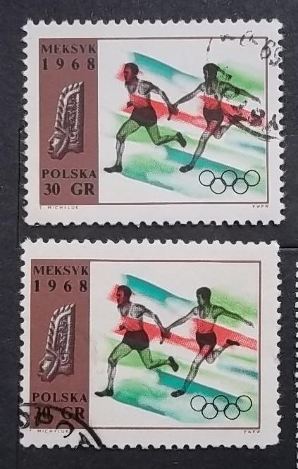 Польша 1968 г - Олимпийские игры, Мехико