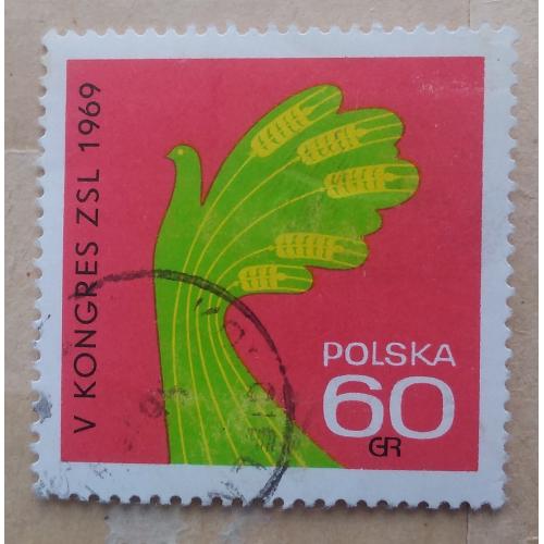 Польша 1969 г - V съезд Объединенной крестьянской партии