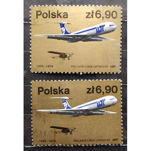 Польша 1979 г - 50 лет Польским авиалиниям (LOT) 