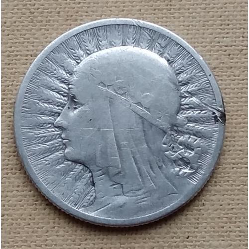 Польша 2 злотых, 1933 г, серебро