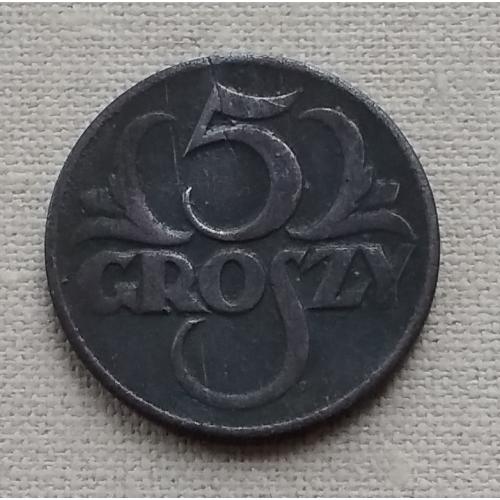 Польша 5 грошей, 1923 г