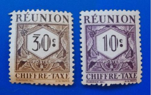  Реюньон 1947 г - доплатные марки
