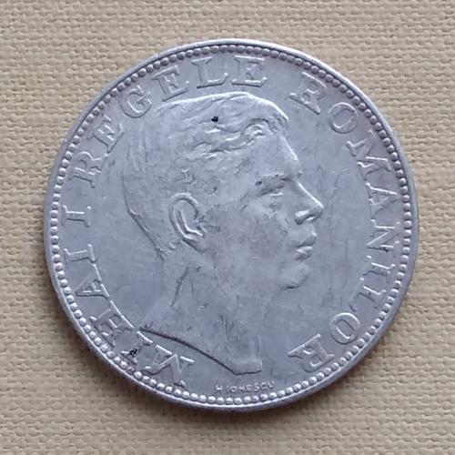 Румыния 200 леев, 1942 г, серебро