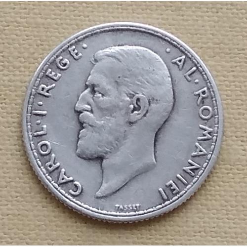 Румыния 50 бань, 1910 г, серебро