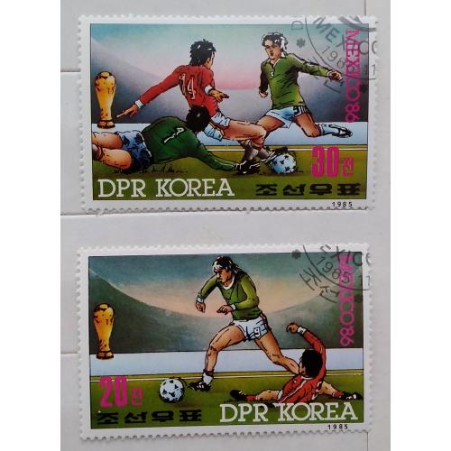 Северная Корея 1985 г - Чемпионат мира по футболу, Мексика, 2 шт