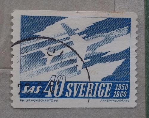 Швеция 1960 г - Скандинавские авиалинии (SAS) 