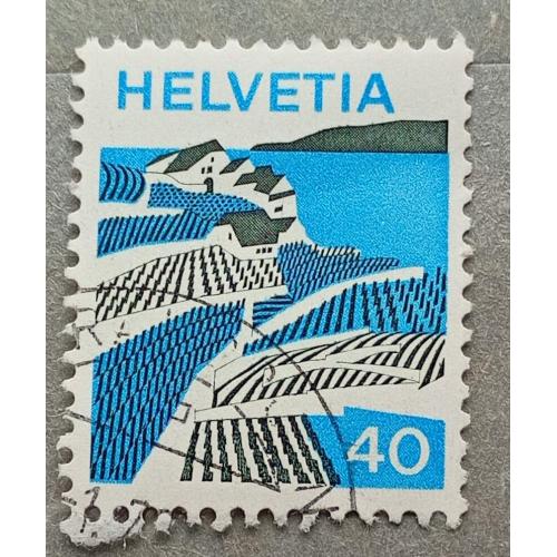 Швейцария 1973 г - Пейзажи, гаш