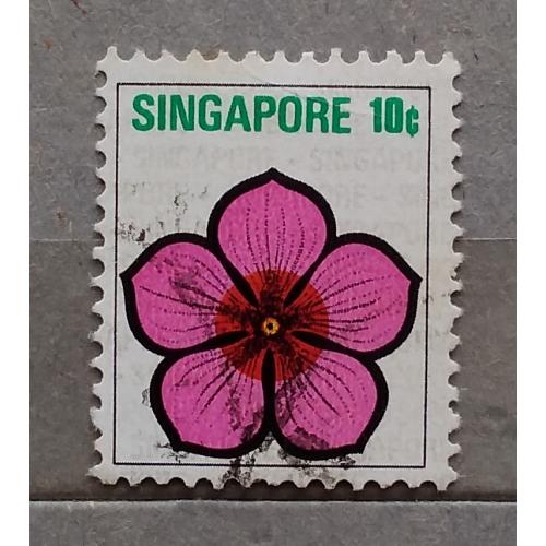 Сингапур 1973 г - Катарантус розовый