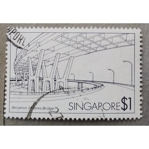 Сингапур 1985 г - Мост Бенджамина Ширса 