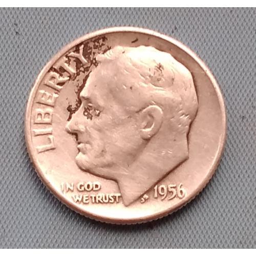 США 1 дайм, 1956 г