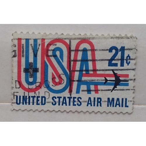 США 1971 г - Авиапочта, 21 с