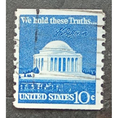 США 1973 г - Мемориал Джефферсона в Вашингтоне, гаш