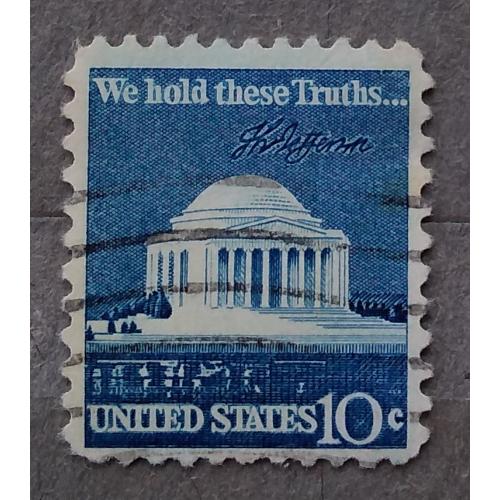 США 1973 г - Мемориал Джефферсона 