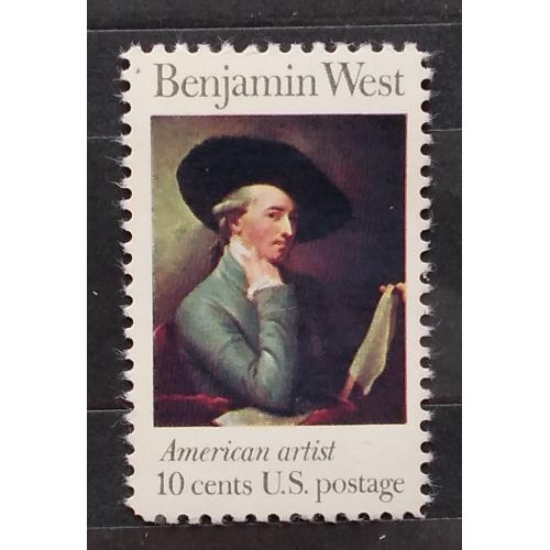 США 1975 г - Бенджамин Уэст (1738-1820), художник