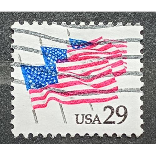 США 1991 г - Флаги на параде, гаш