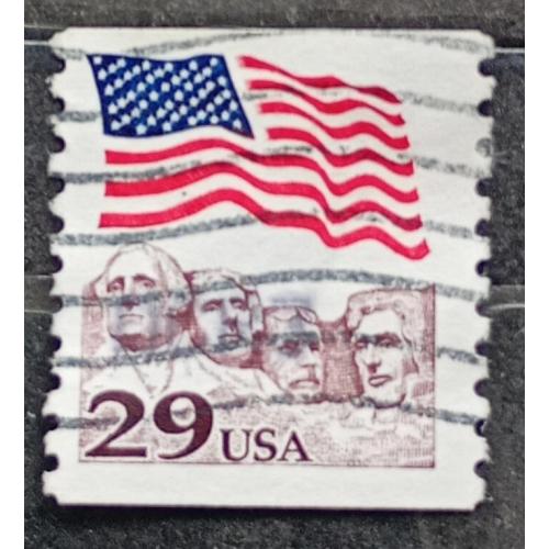 США 1991 г - гора Рашмор, гаш