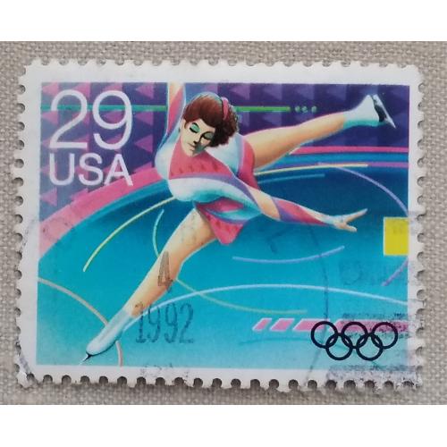 США 1992 г - Зимние Олимпийские игры – Альбервиль, Франция, гаш