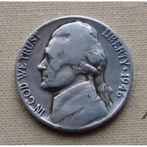 США 5 центов, 1946 г  "D" - Денвер