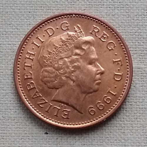 Великобритания 1 пенни, 1999 г, магнетик