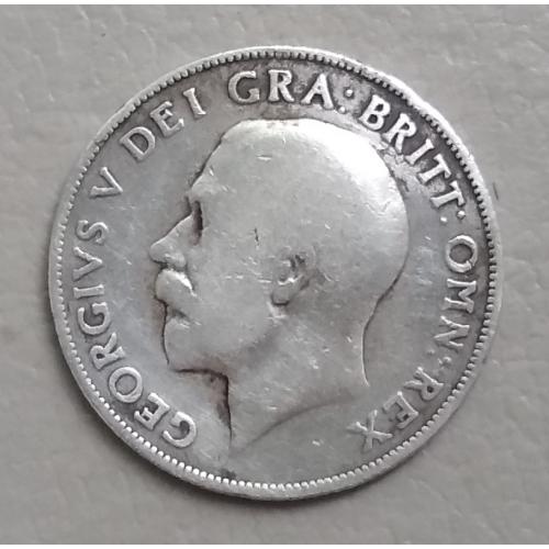 Великобритания 1 шиллинг, 1911 г, серебро