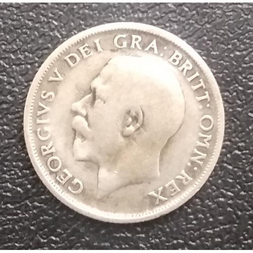 Великобритания 1 шиллинг, 1920 г, серебро