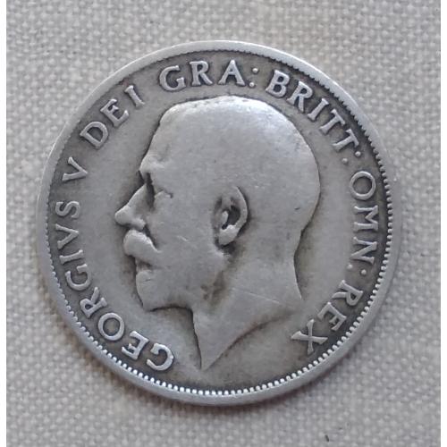 Великобритания 1 шиллинг, 1920 г, серебро
