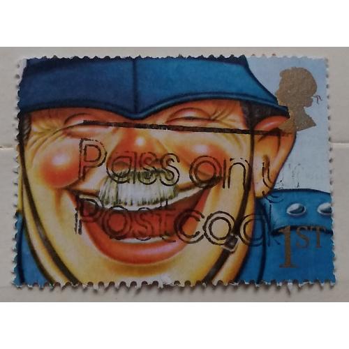 Великобритания 1990 г - Поздравительные марки: улыбки, 2 шт (см.фото)