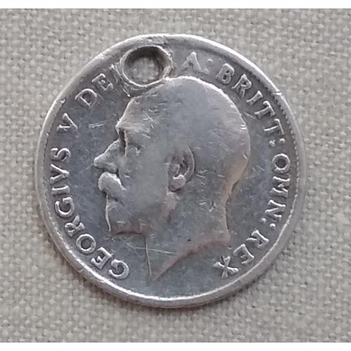 Великобритания 6 пенсов, 1911 г, серебро