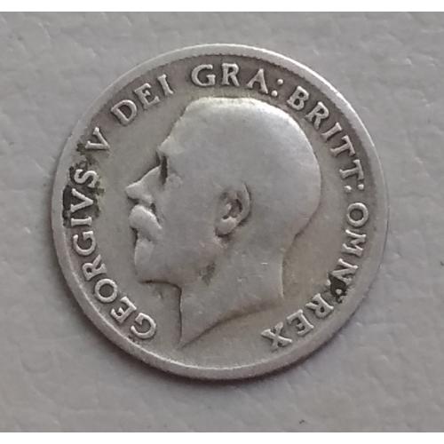 Великобритания 6 пенсов, 1920 г , серебро