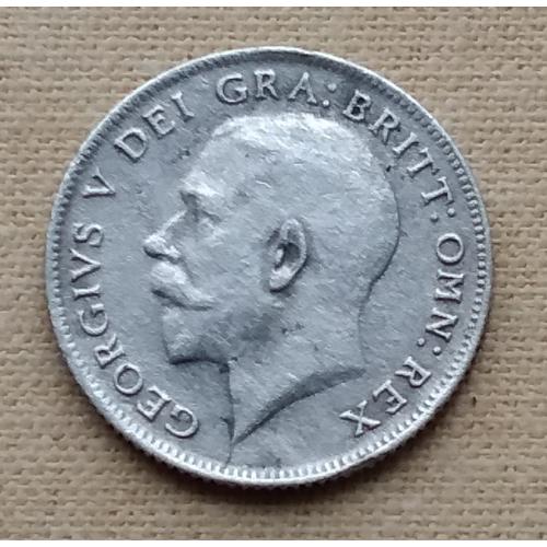 Великобритания 6 пенсов, 1921 г, серебро22