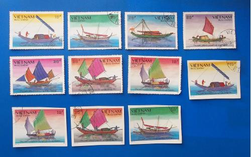  Вьетнам 1989 г - Региональные рыбацкие лодки