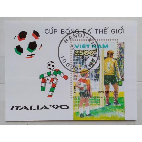 Вьетнам 1990 г - блок Чемпионат мира по футболу, Италия 