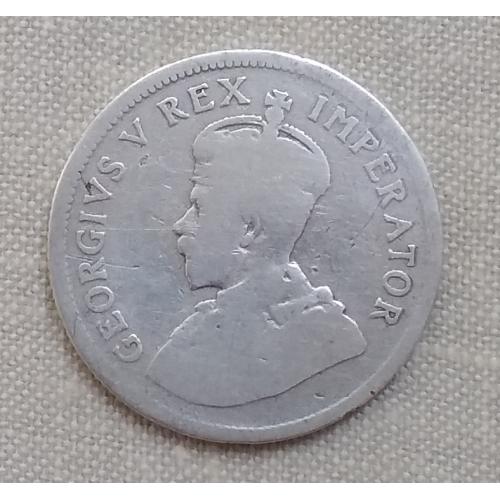 ЮАР 1 шиллинг, 1929 г, серебро