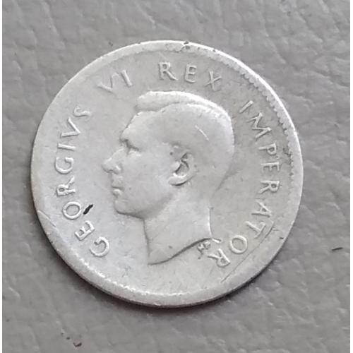 ЮАР 3 пенса, 1943 г, серебро