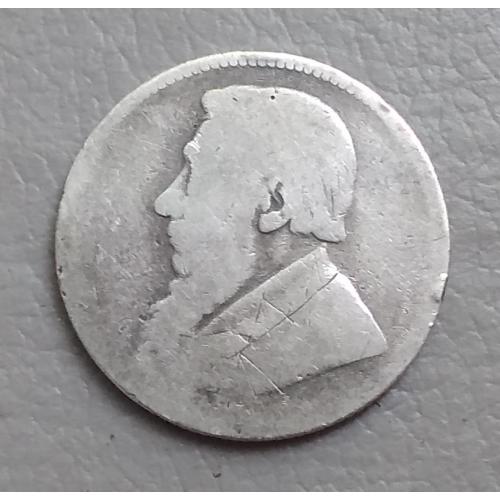 Южно-Африканская Республика 1 шиллинг, 1896 г, серебро