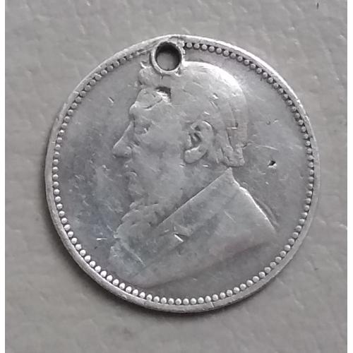 Южно-Африканская Республика 6 пенсов, 1896 г, серебро