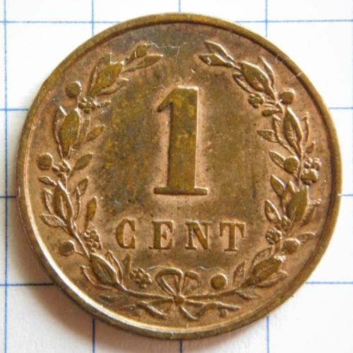 Нидерланды 1 цент 1892