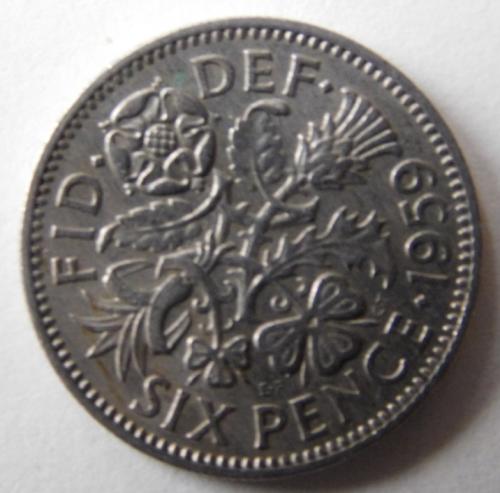 Великобритания 6 пенсов 1959