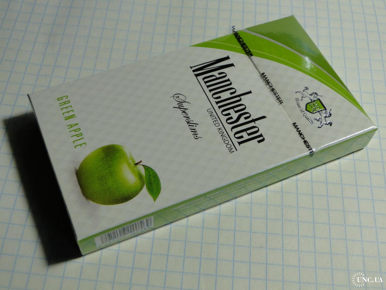 Сигареты Manchester GREEN APPLE купить на